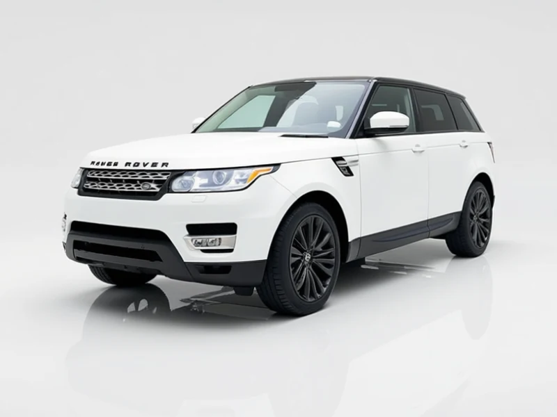 2016 Range Rover Sport HSE, white, front three-quarter