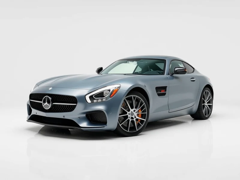 2016 Mercedes-AMG GT S, grey, front three-quarter